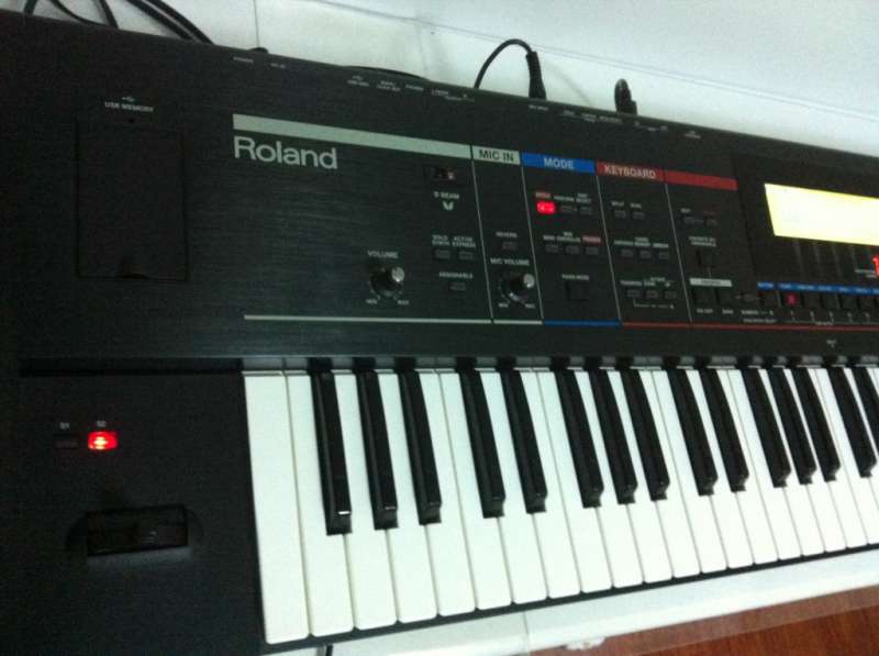 roland juno stage